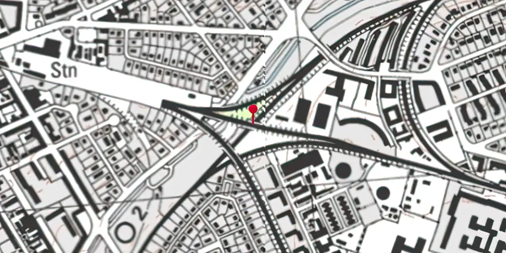 Historisk kort over Flintholm Metrostation Historisk kort over Flintholm Metrostation