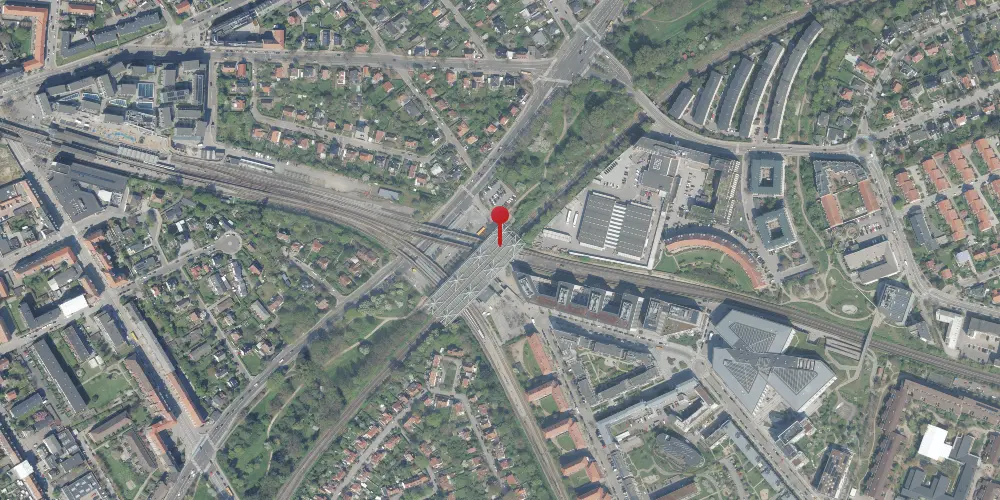 Historisk kort over Flintholm Metrostation Historisk kort over Flintholm Metrostation