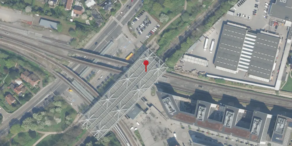 Historisk kort over Flintholm Metrostation Historisk kort over Flintholm Metrostation