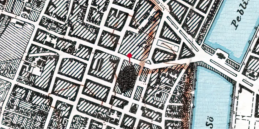 Historisk kort over Forum Metrostation Historisk kort over Forum Metrostation