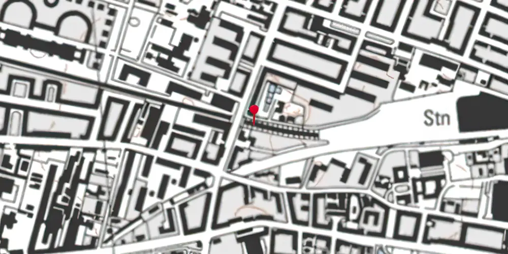 Historisk kort over Fasanvej Metrostation Historisk kort over Fasanvej Metrostation