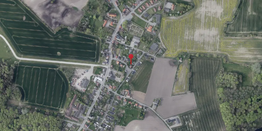 Historisk kort over Lindelse Station