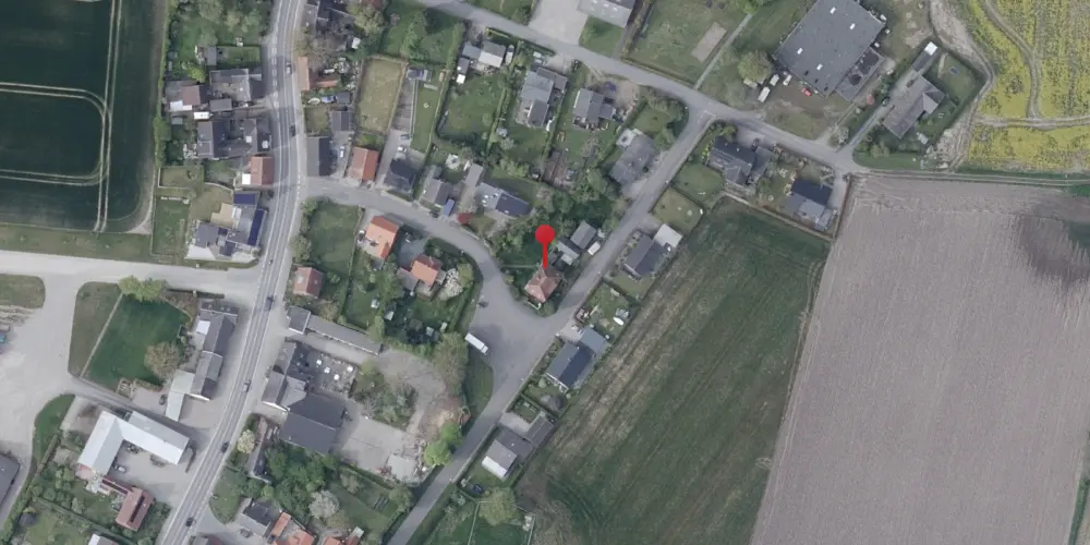 Historisk kort over Lindelse Station