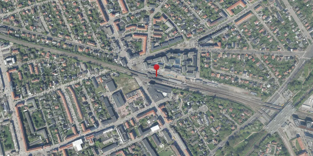 Historisk kort over Vanløse Metrostation Historisk kort over Vanløse Metrostation