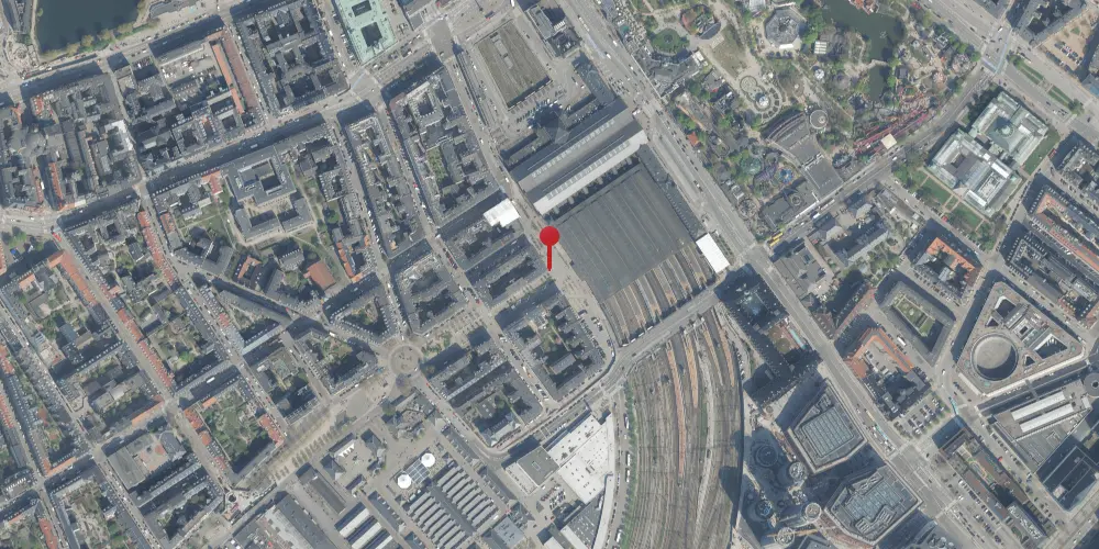 Historisk kort over København H Metrostation