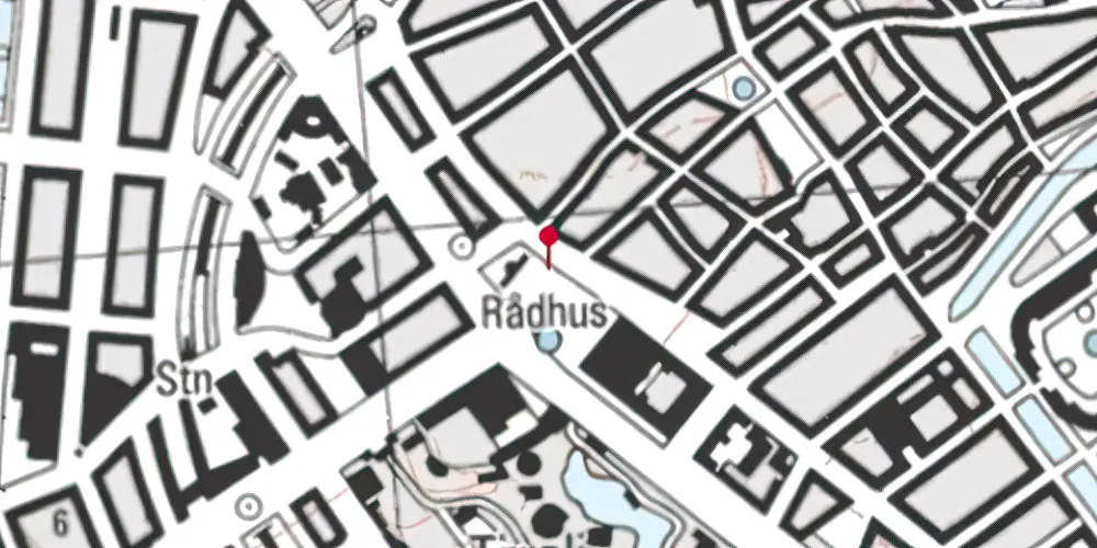 Historisk kort over Rådhuspladsen Metrostation Historisk kort over Rådhuspladsen Metrostation