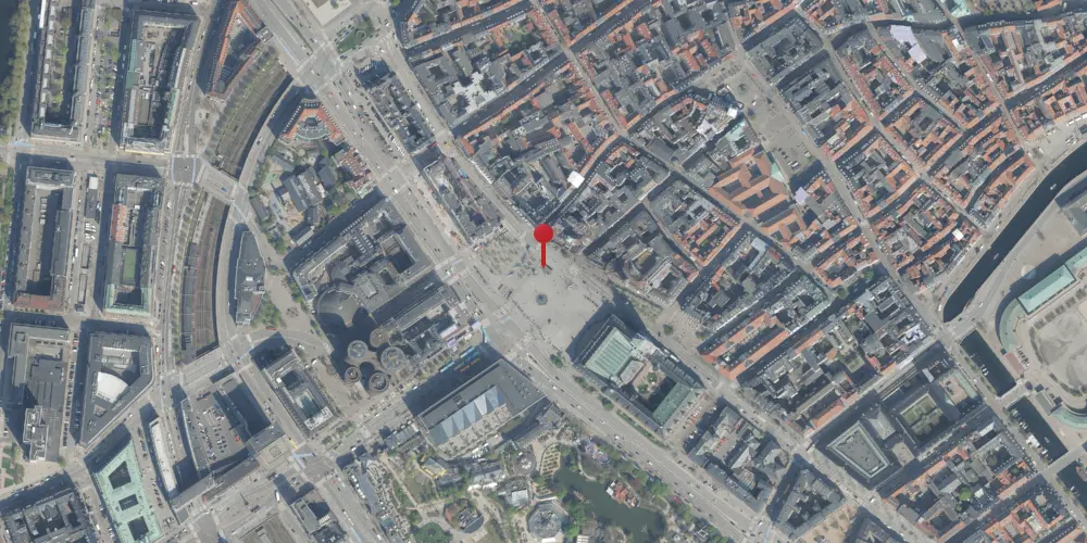 Historisk kort over Rådhuspladsen Metrostation Historisk kort over Rådhuspladsen Metrostation