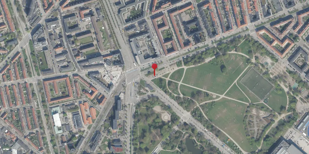 Historisk kort over Vibenshus Runddel Metrostation