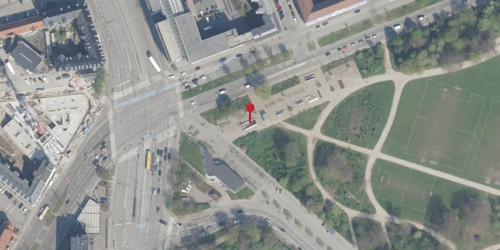 Historisk kort over Vibenshus Runddel Metrostation