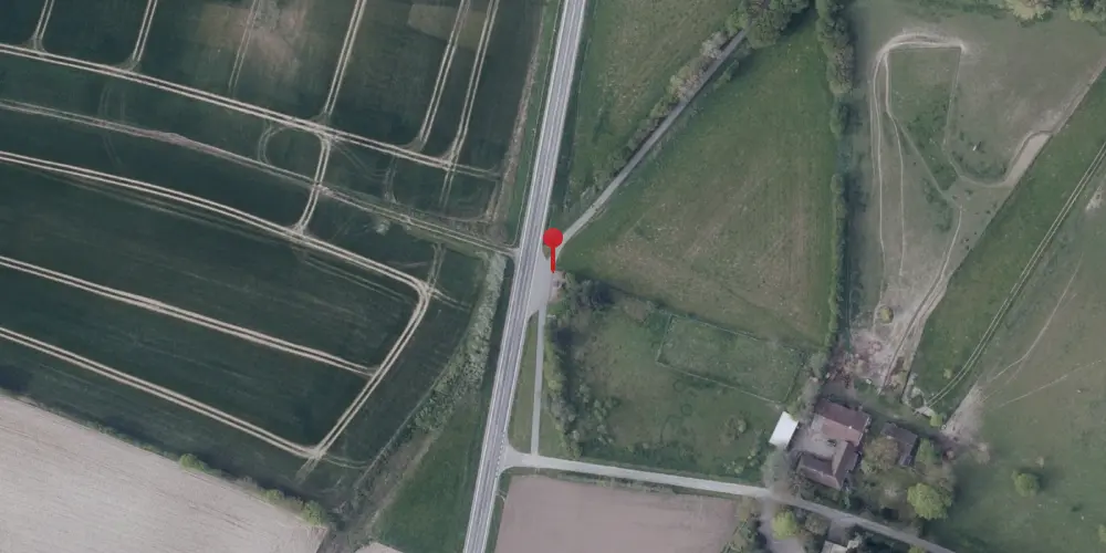 Historisk kort over Haugbølle Trinbræt Historisk kort over Haugbølle Trinbræt