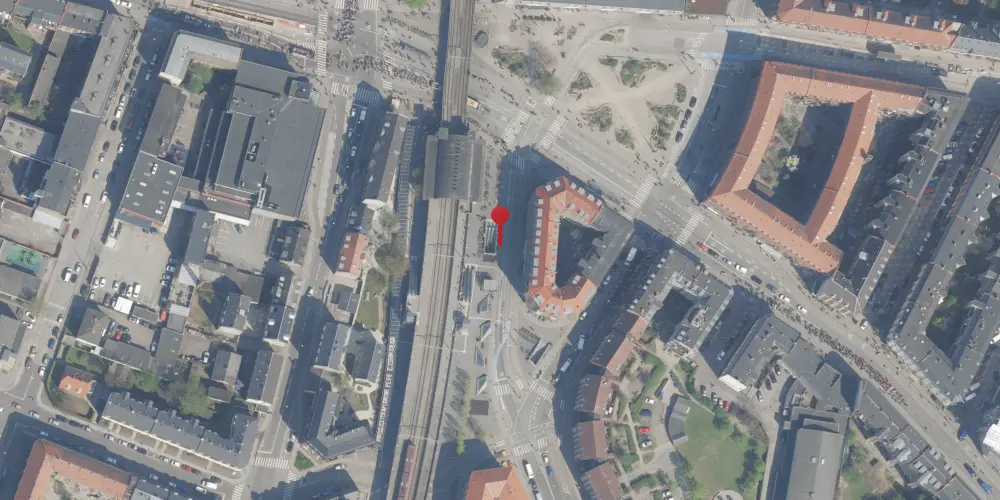 Historisk kort over Nørrebro Metrostation Historisk kort over Nørrebro Metrostation