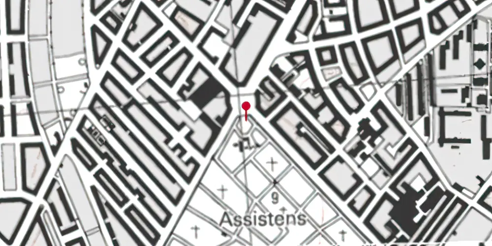 Historisk kort over Nørrebros Runddel Metrostation Historisk kort over Nørrebros Runddel Metrostation