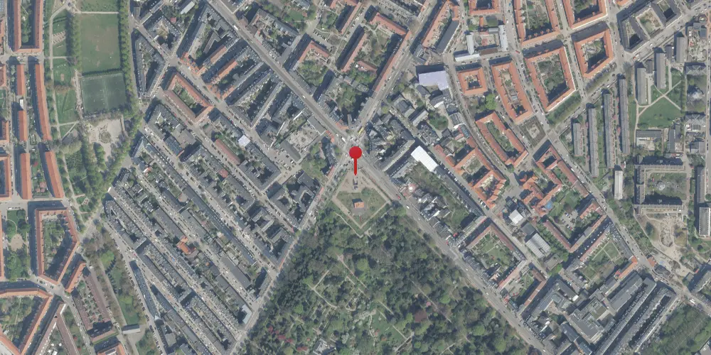 Historisk kort over Nørrebros Runddel Metrostation Historisk kort over Nørrebros Runddel Metrostation