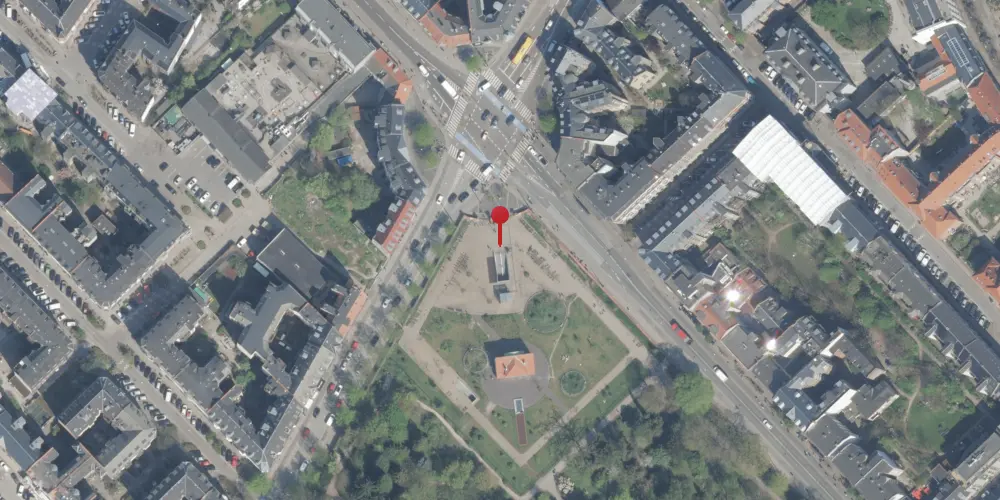 Historisk kort over Nørrebros Runddel Metrostation Historisk kort over Nørrebros Runddel Metrostation