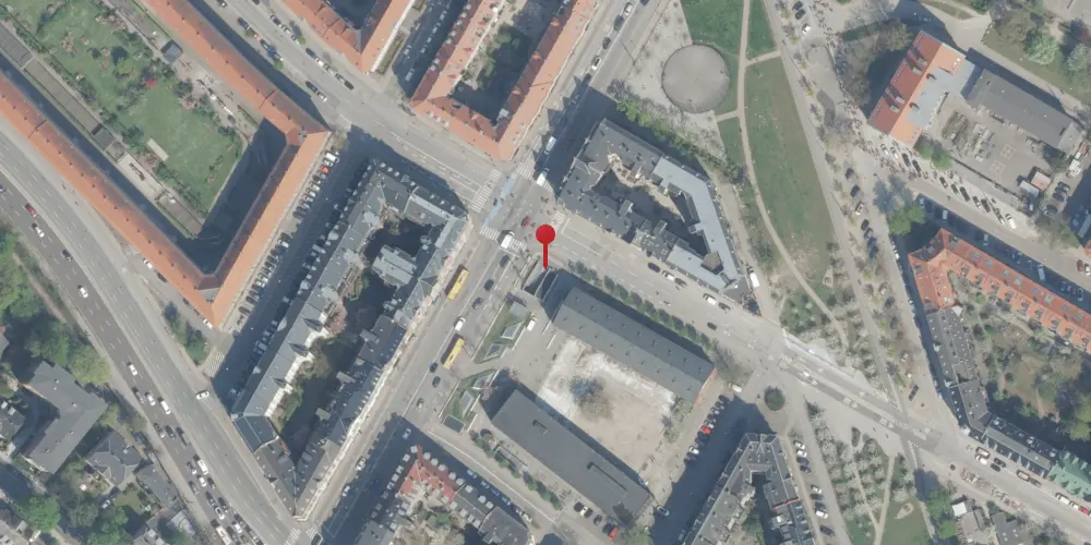 Historisk kort over Nuuks Plads Metrostation