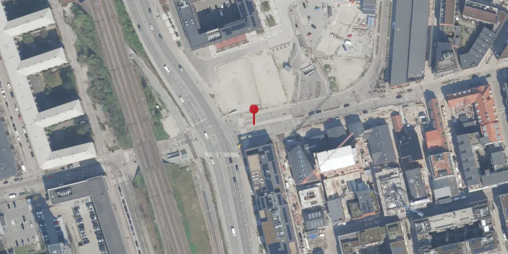 Historisk kort over Nordhavn Metrostation