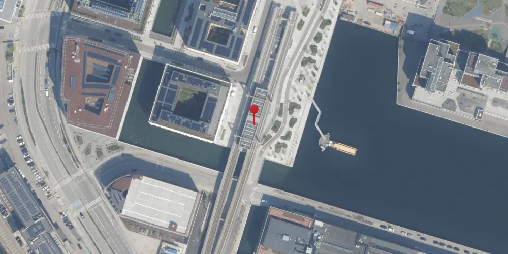 Historisk kort over Orientkaj Metrostation