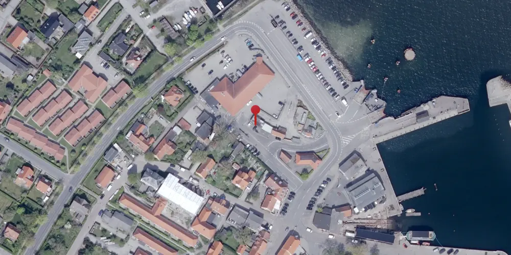 Historisk kort over Ærøskøbing Havnespor Historisk kort over Ærøskøbing Havnespor