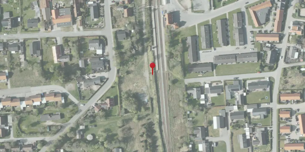 Historisk kort over Ålbæk Station [1890-1934]