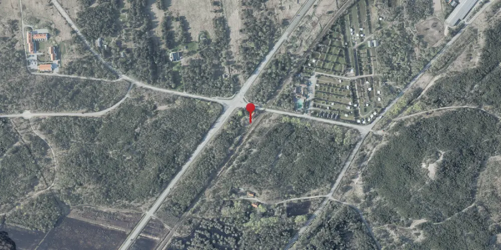 Historisk kort over Højen Trinbræt Historisk kort over Højen Trinbræt