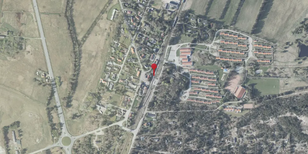 Historisk kort over Hulsig Trinbræt