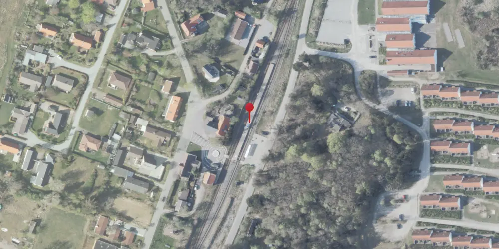 Historisk kort over Hulsig Trinbræt