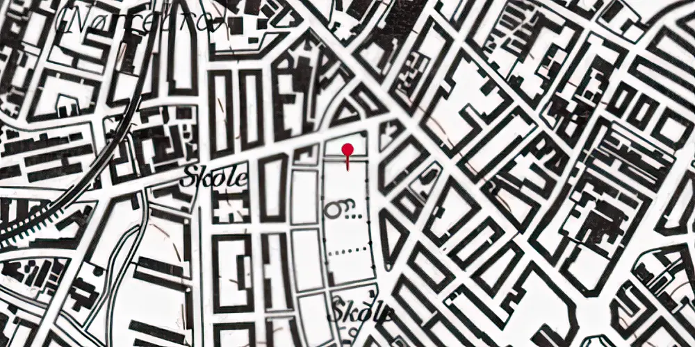 Historisk kort over Nørrebro B Station [1886-1930]