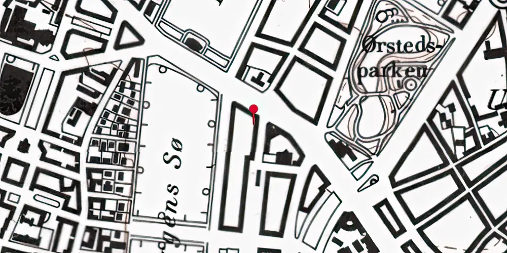 Historisk kort over Klampenborgbane Station