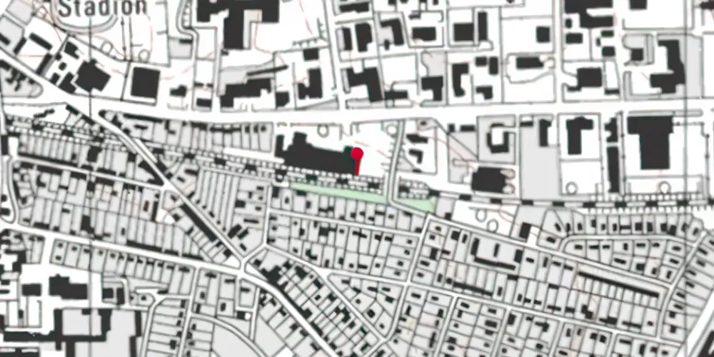 Historisk kort over Hjørring Øst Trinbræt