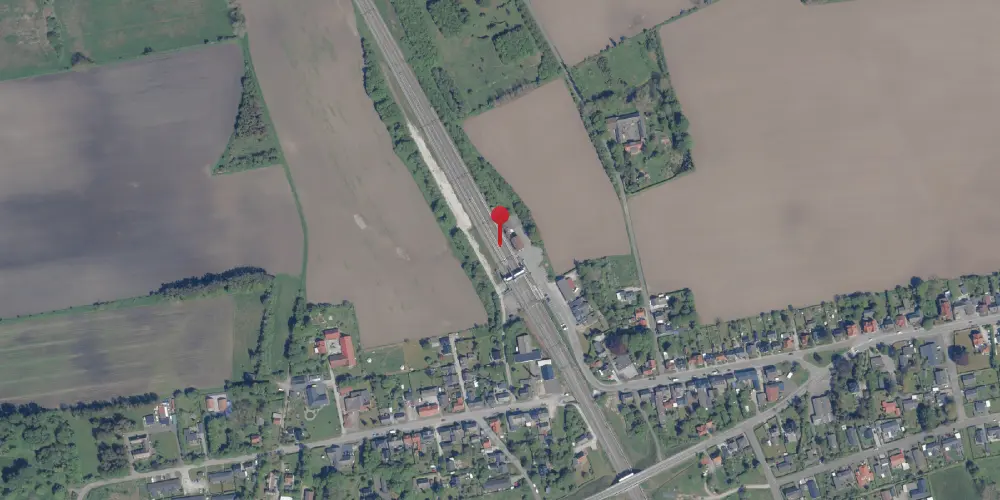 Historisk kort over Lundby Trinbræt