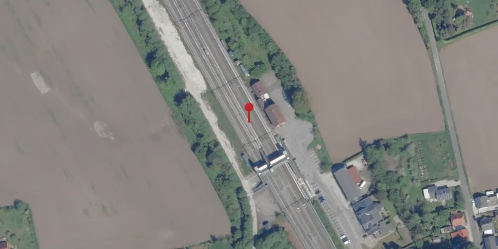 Historisk kort over Lundby Trinbræt