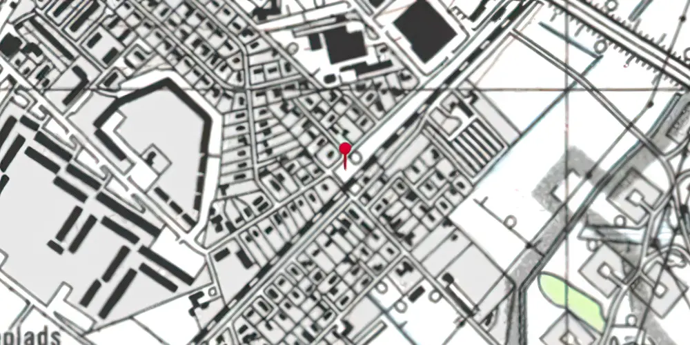 Historisk kort over Skalborg Station [1899-1950]