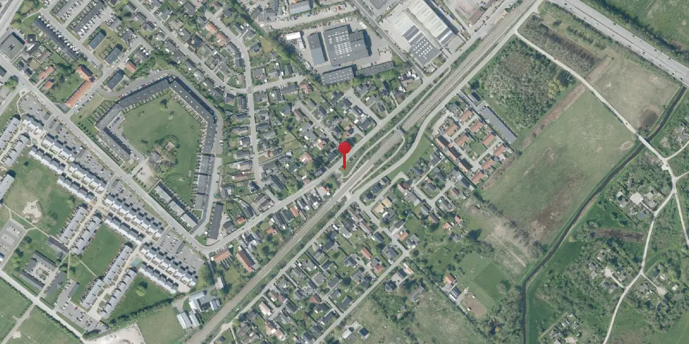 Historisk kort over Skalborg Station [1899-1950]