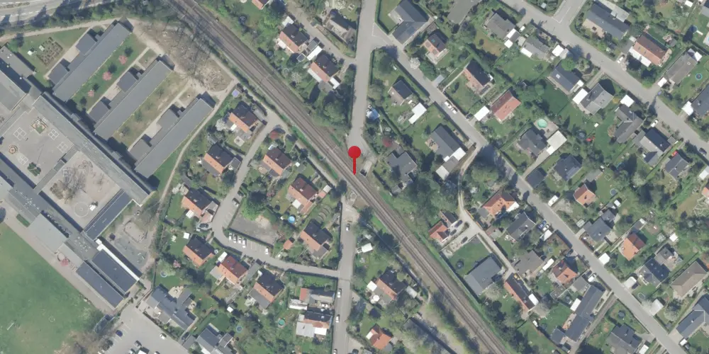 Historisk kort over Syvstjernen Trinbræt [1954-1973]