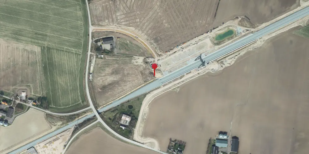 Historisk kort over Rødby Trinbræt Historisk kort over Rødby Trinbræt