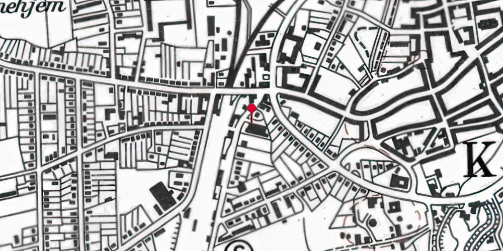 Historisk kort over Tønder Marskbanegård [1887-1890]