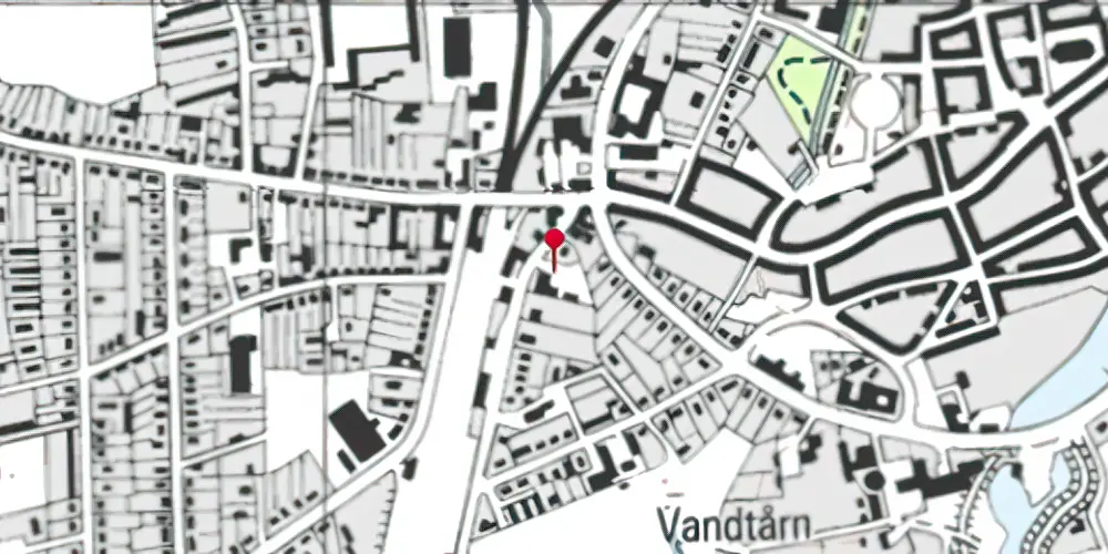 Historisk kort over Tønder Marskbanegård [1887-1890]