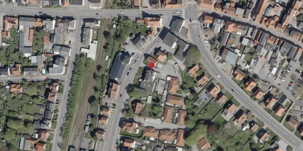 Historisk kort over Tønder Marskbanegård [1887-1890]