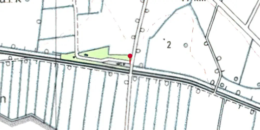 Historisk kort over Dahler-Østerby Station [1892-1925]