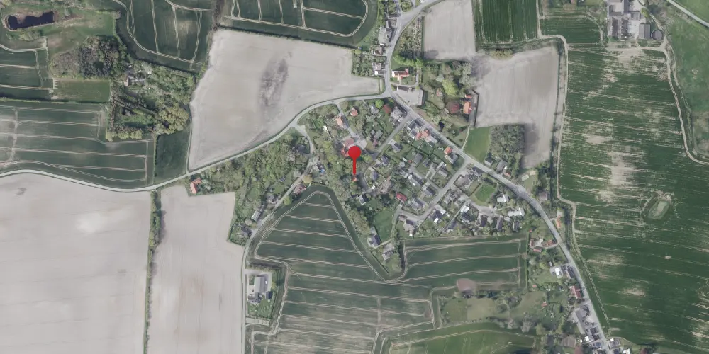 Historisk kort over Tryggelev Station