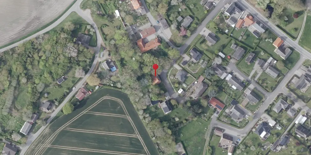 Historisk kort over Tryggelev Station