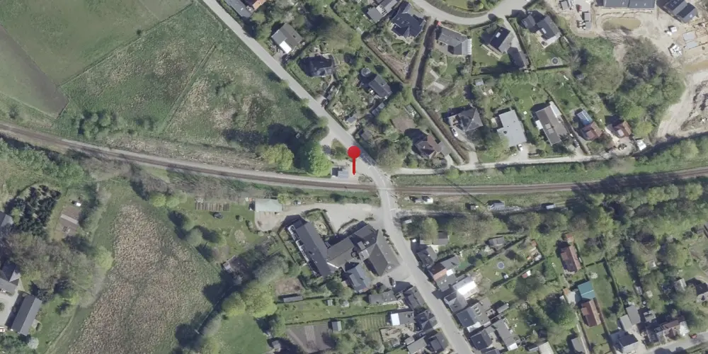 Historisk kort over Alken Station [1871-1903]