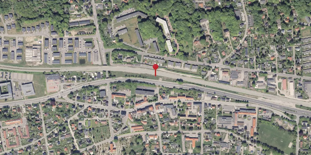 Historisk kort over Brabrand Station [1862-1978]