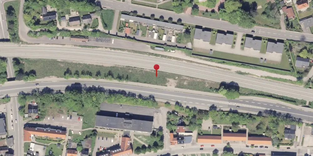 Historisk kort over Brabrand Station [1862-1978]