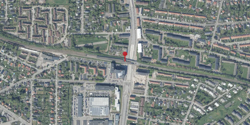 Historisk kort over Buddinge Station [1949-1977]