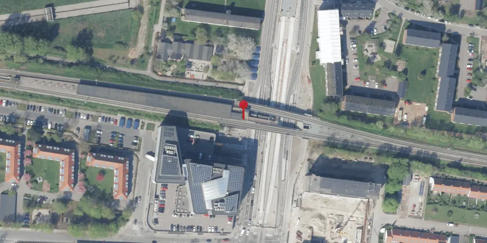 Historisk kort over Buddinge Station [1949-1977]