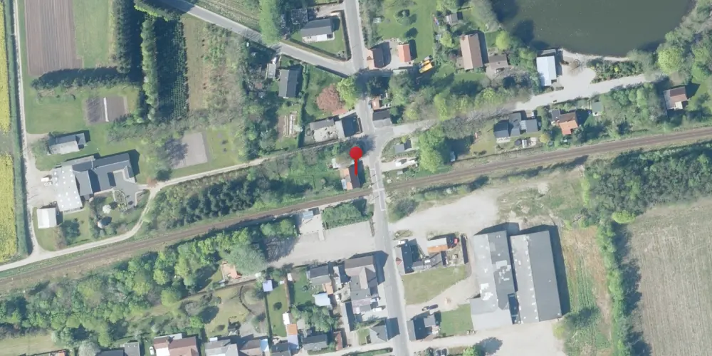 Historisk kort over Bur Billetsalgssted [1875-1909]