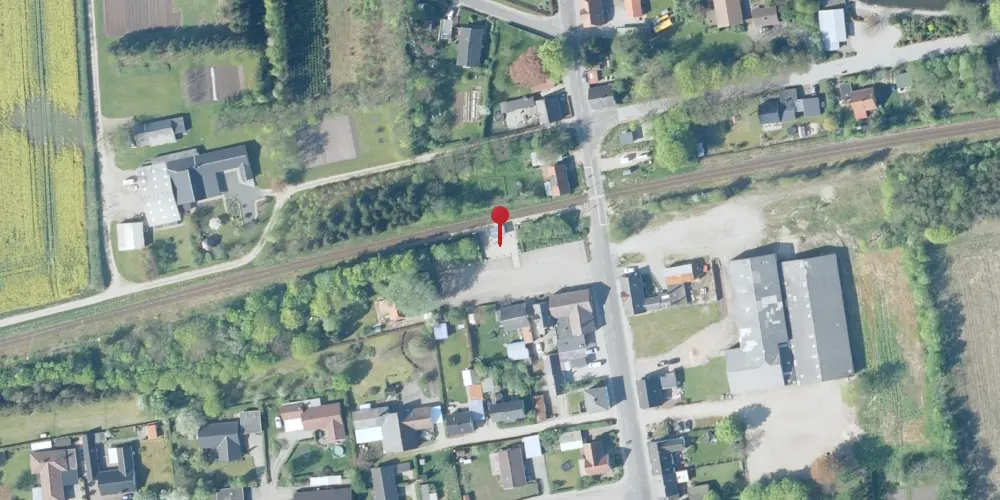 Historisk kort over Bur Station [1909-1970]