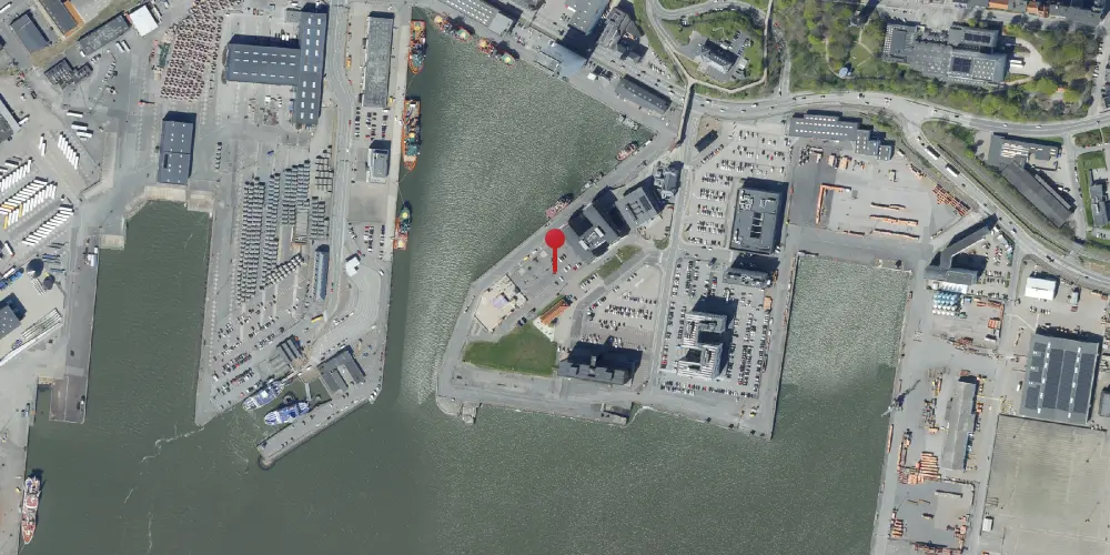 Historisk kort over Esbjerg Havn (Englandsstation) Station