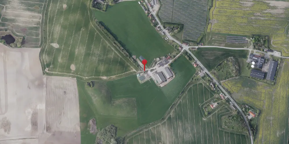 Historisk kort over Østerskovvejen Trinbræt